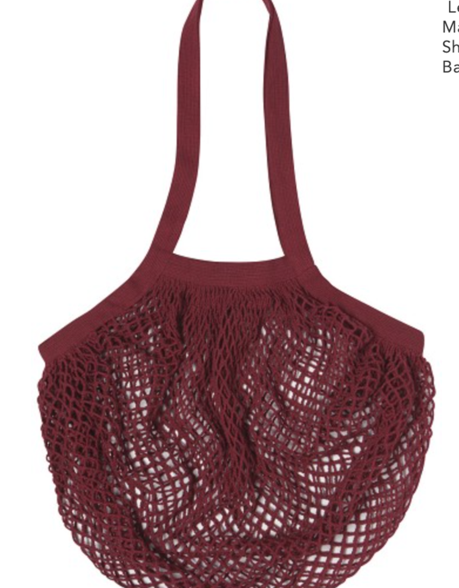 Market Shopping Bag - Plum