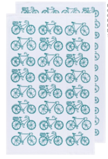 Floursac Teatowels Set 2 - Peacock Bikes
