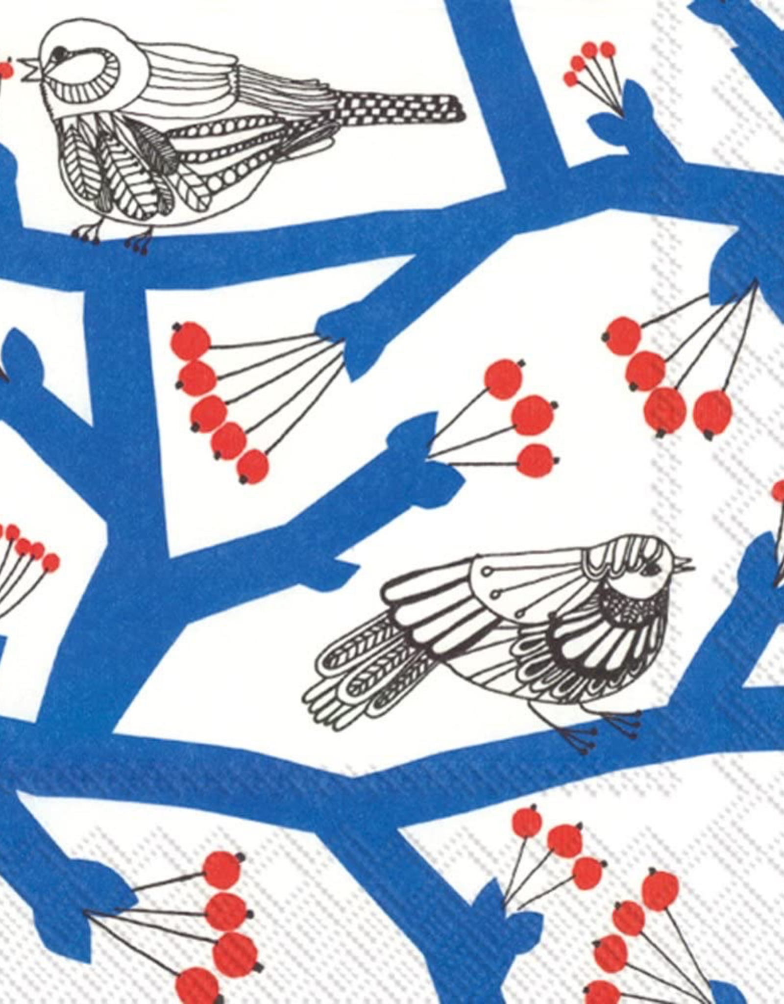 Marimekko Paper Napkins Blue Birds