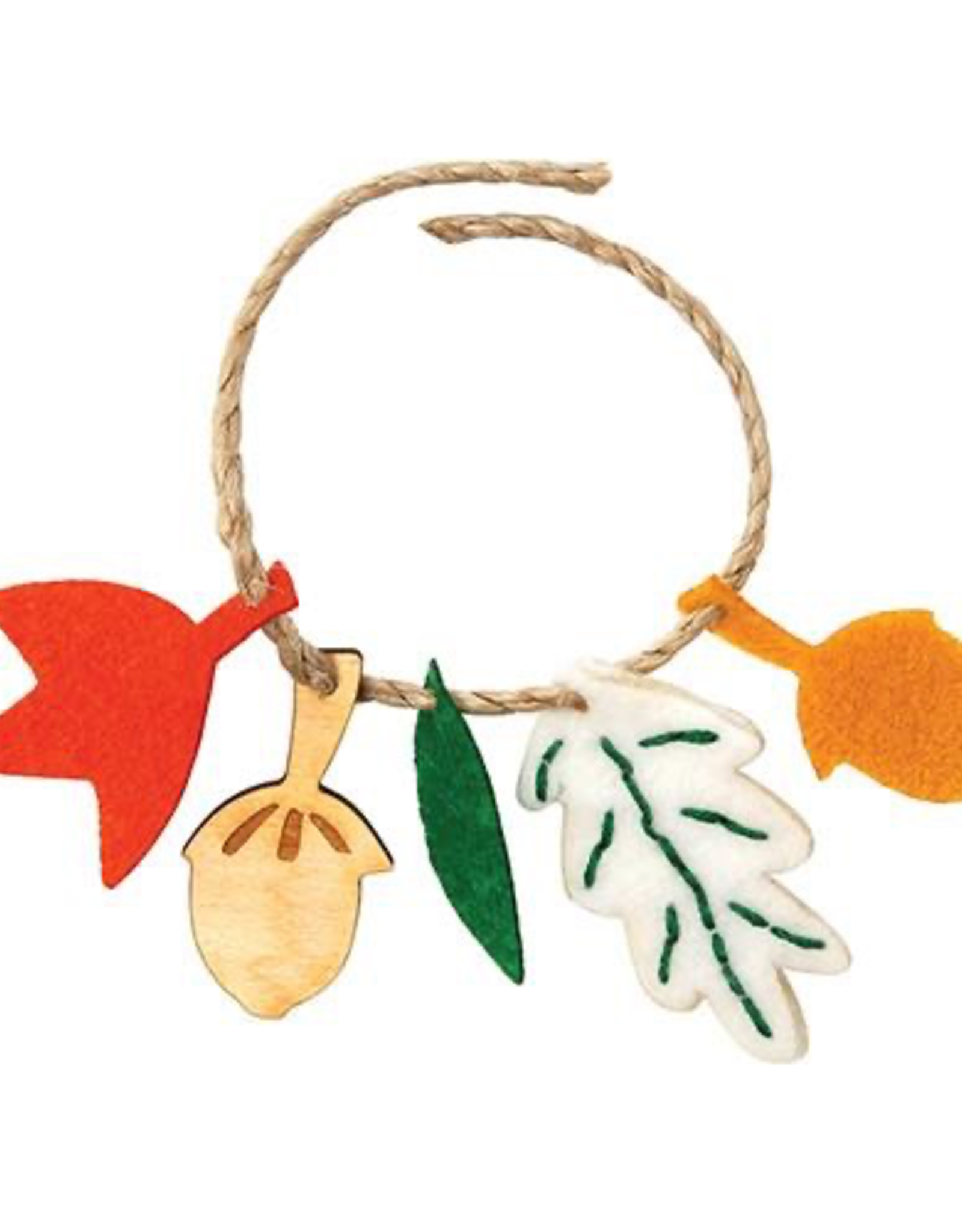 Thanksgiving Napkin Ties Set 8