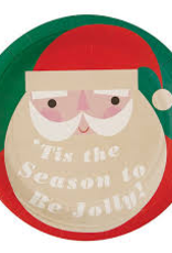 Santa Paper Plate Set