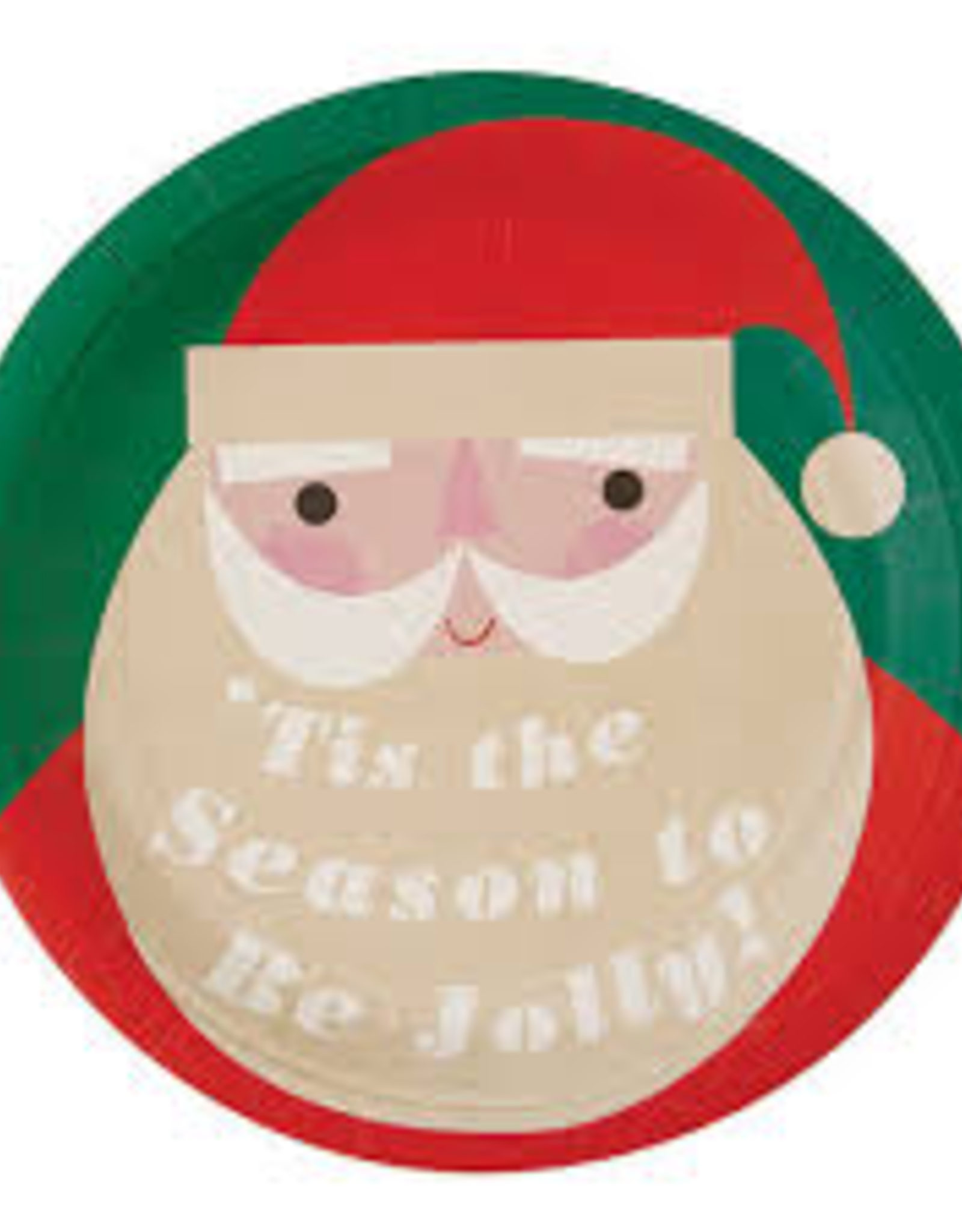 Santa Paper Plate Set