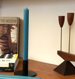 Modern Dinner Candle, Turquoise