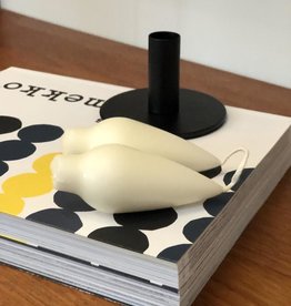 Danish Drop Candles 4" Pair, Ivory
