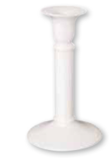 Ceramic Candle Holder 18 cm, White