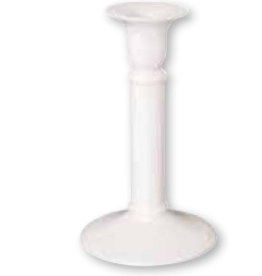 Ceramic Candle Holder 18 cm, White