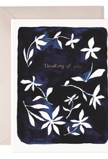 Indigo Flowers Card