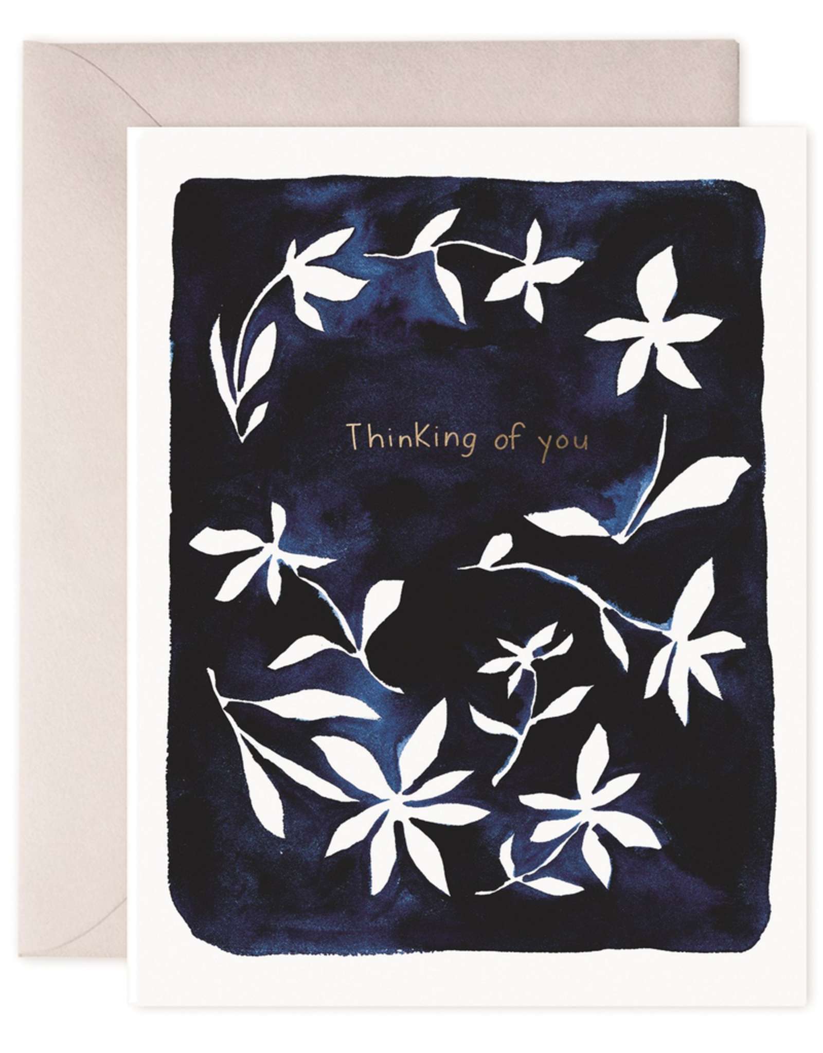Indigo Flowers Card