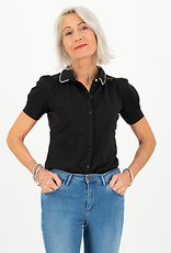 Retro Jersey Blouse
