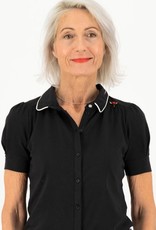 Retro Jersey Blouse
