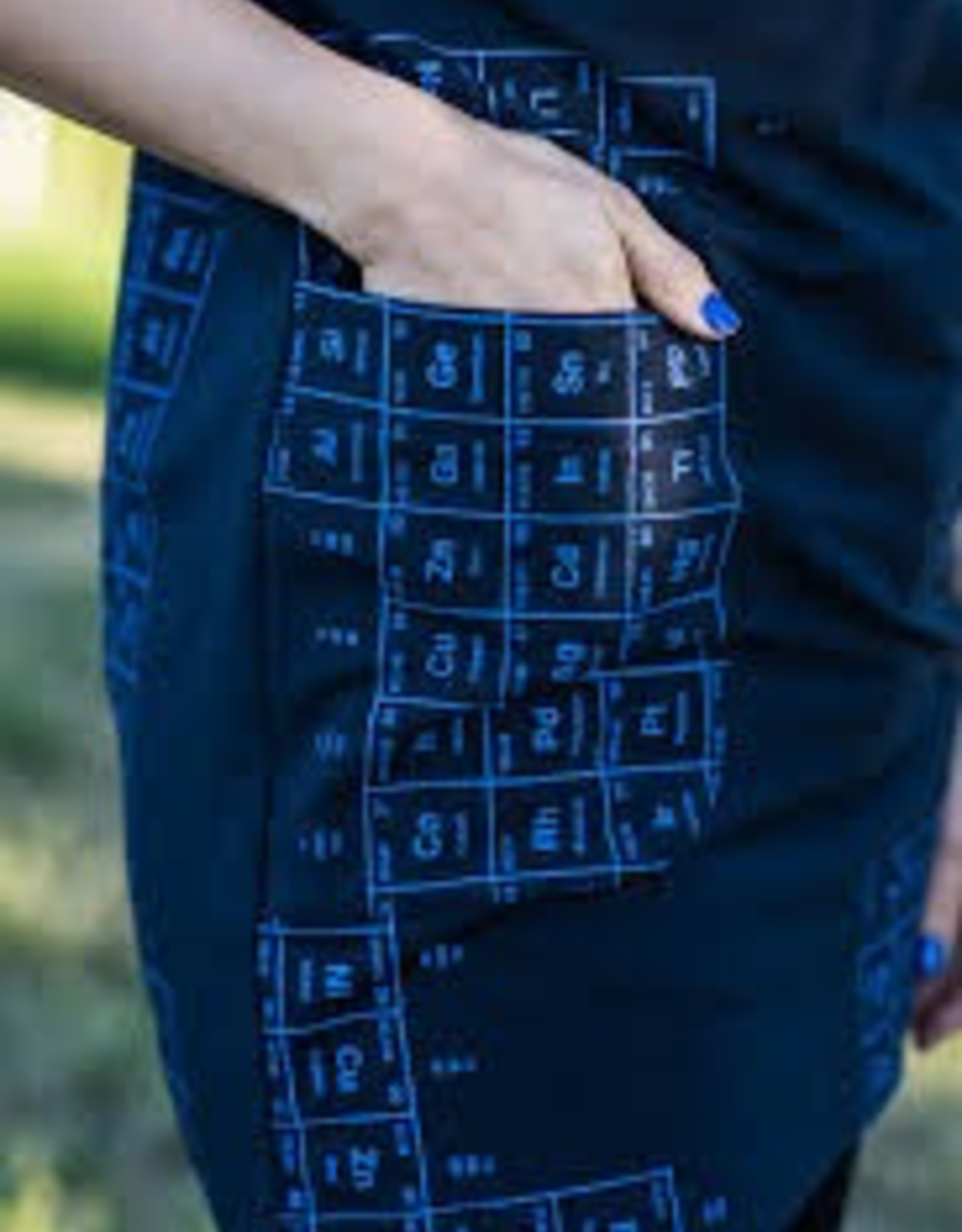 Smoking Lily Verbatim Tunic - Periodic Table Print