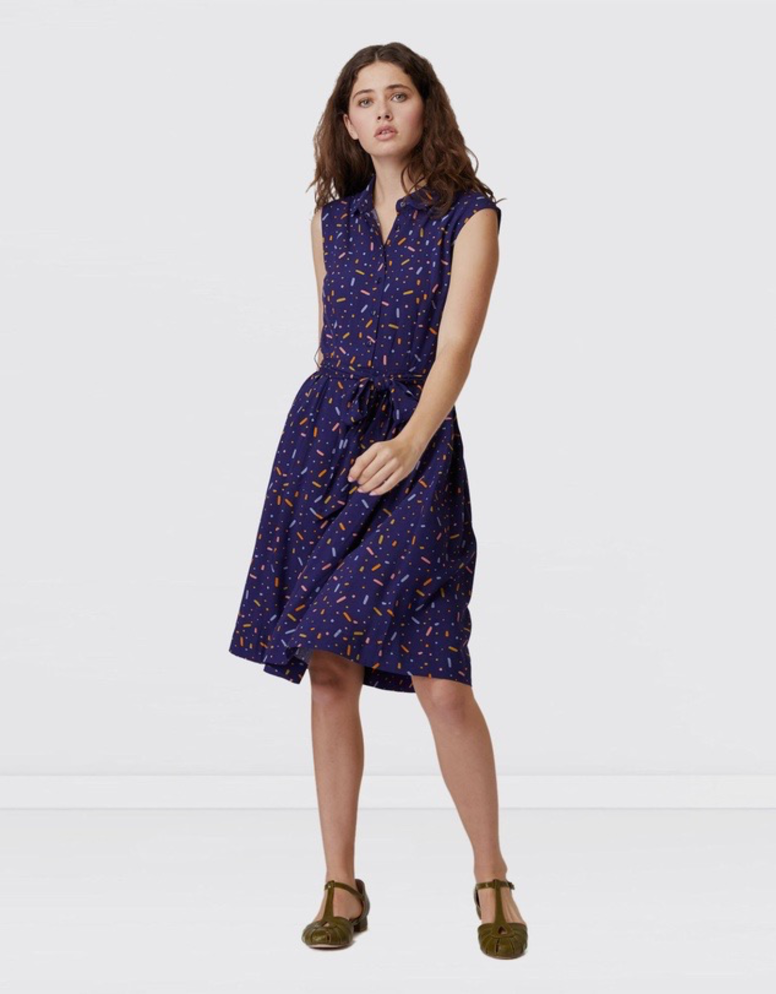 Monica Dress - Blue Sprinkles