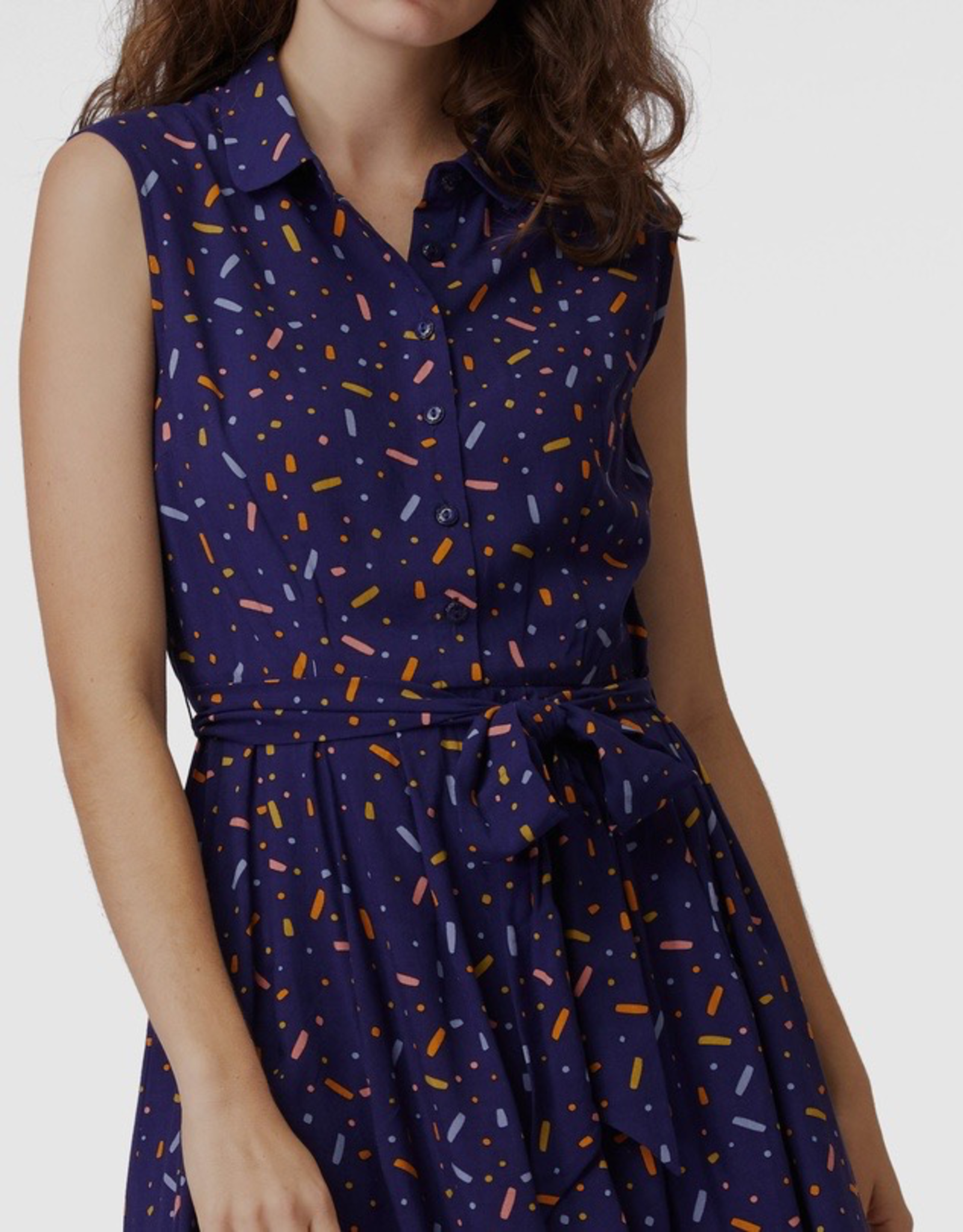 Monica Dress - Blue Sprinkles