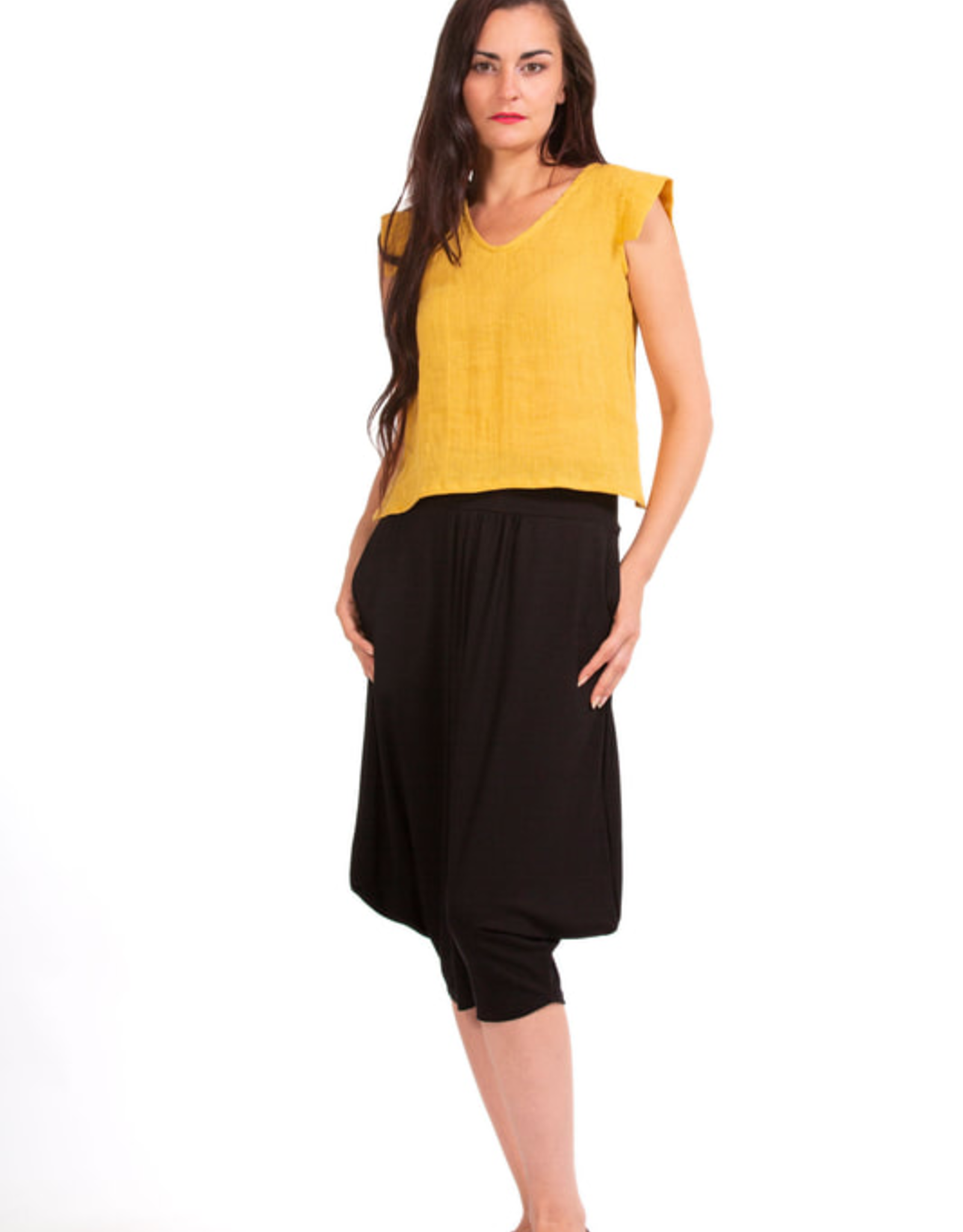Cedar Linen Top - Two Colours