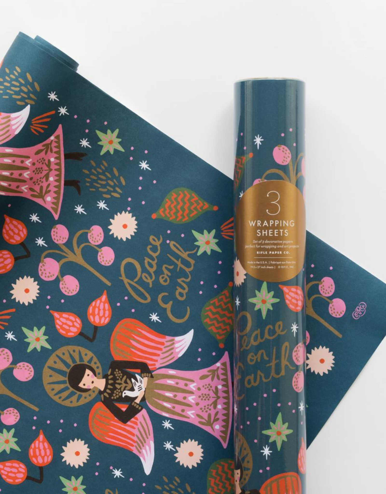 Rifle Paper Peace on Earth Wrap