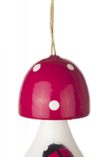 Wooden Mushroom Ornament