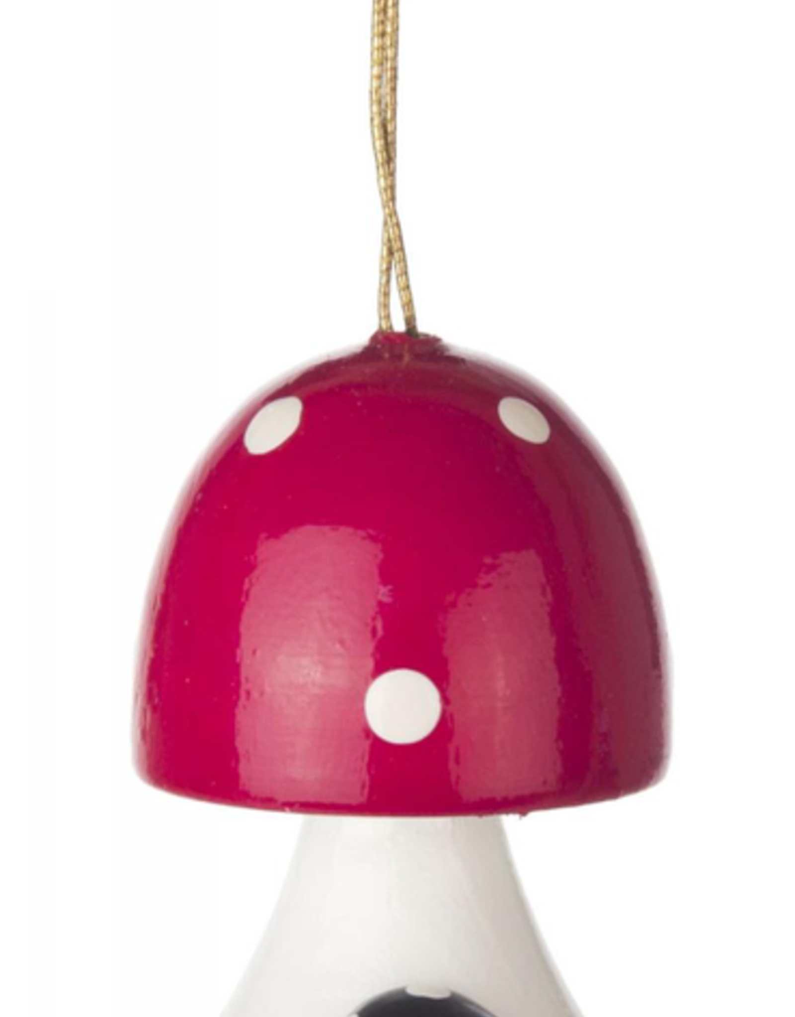 Wooden Mushroom Ornament