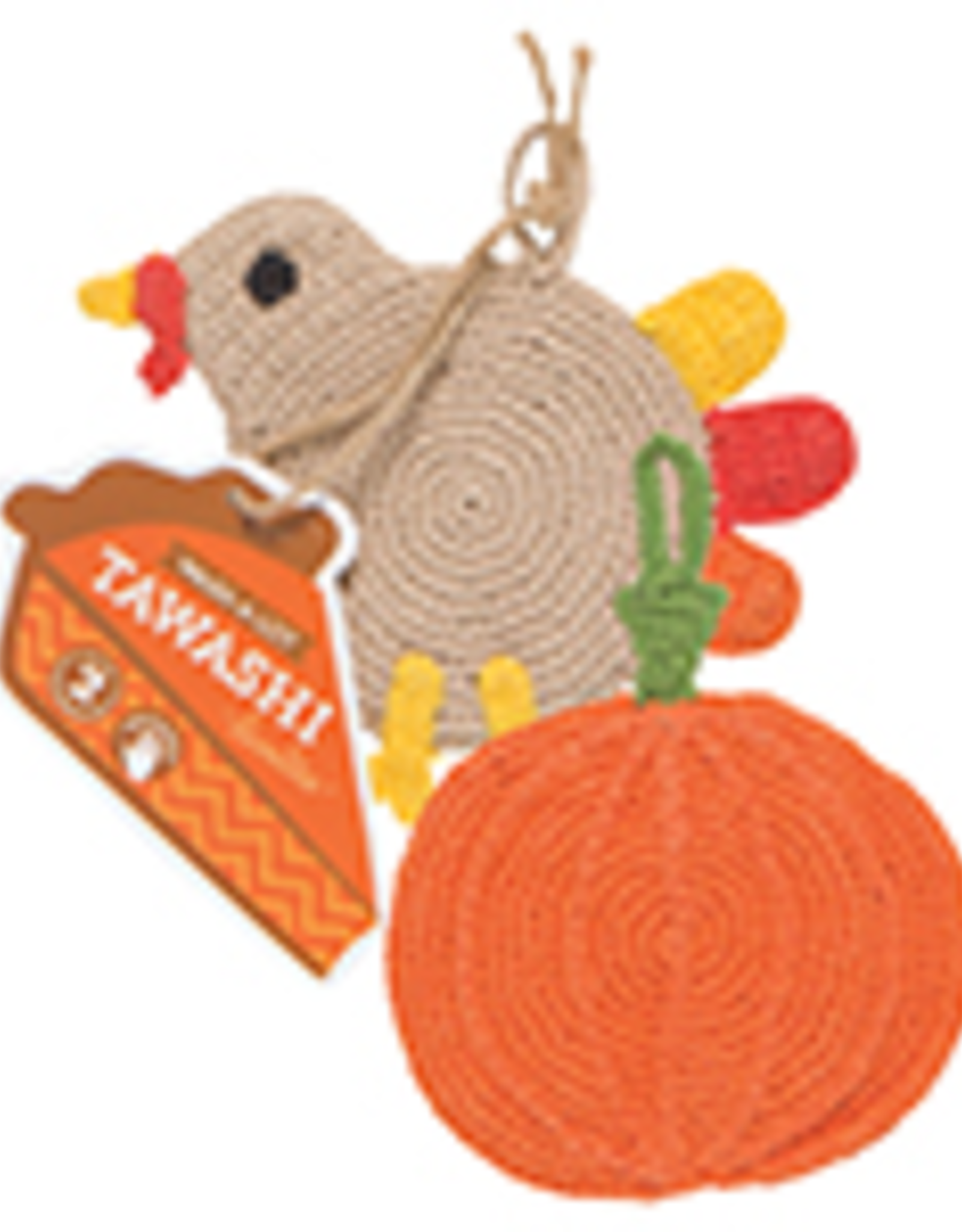 Thanksgiving Tawashi Pot Scrubber