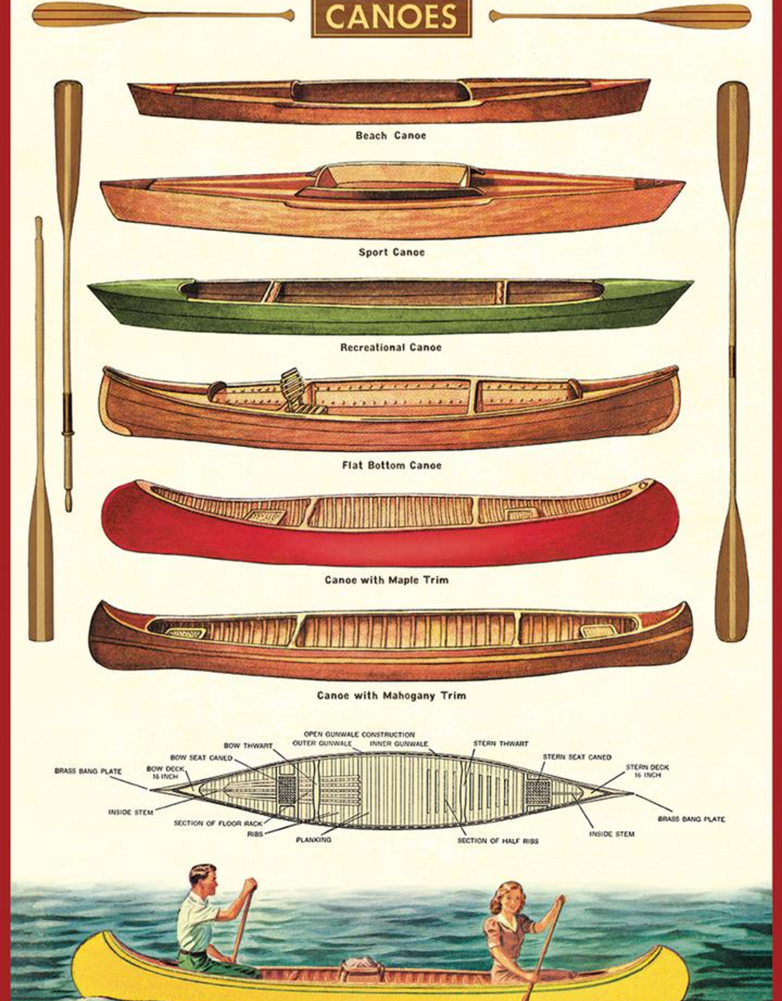 Canoes Poster Wrap