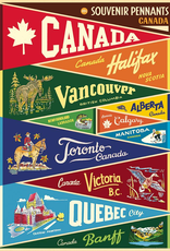 Canada Pennants Poster Wrap