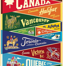 Canada Pennants Poster Wrap