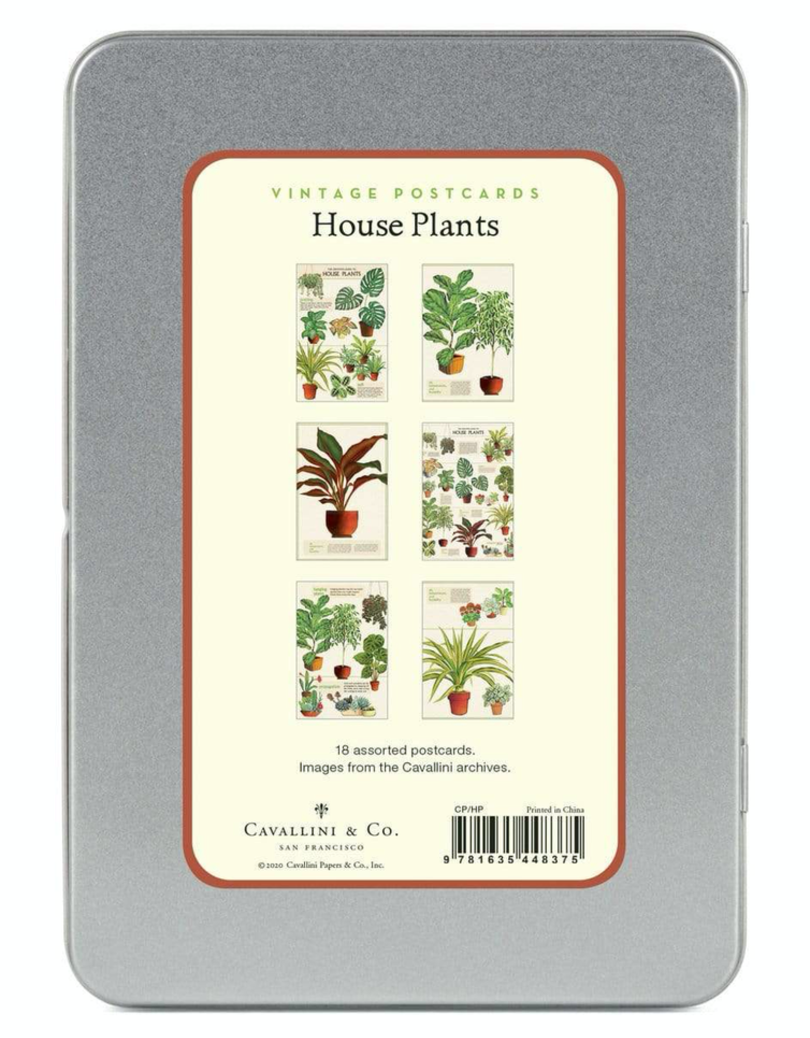 Houseplants Postcard Set