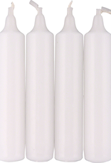 14mm Pyramid Candle White Set/4