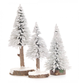 Spruce Trees - White Set/3