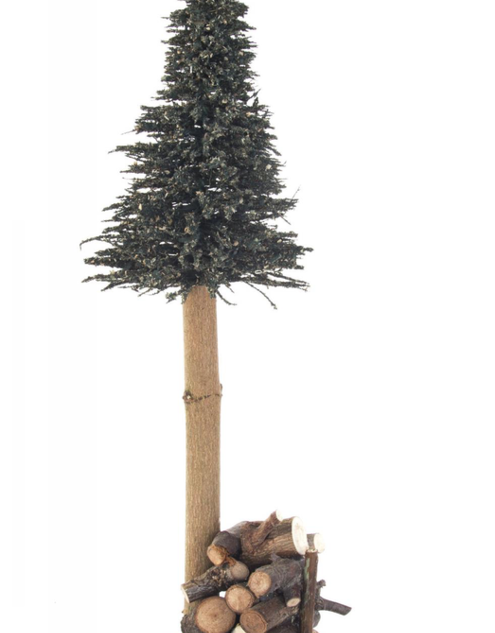 Green Tree W. Woodpile 38 cm