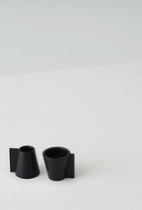 Pitch Candle Holder-Black (Single)