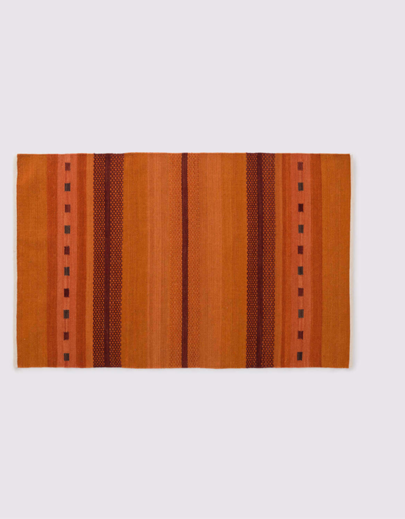 Atlas Rug, Orange 4x6 100% Wool