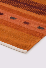 Atlas Rug, Orange 4x6 100% Wool