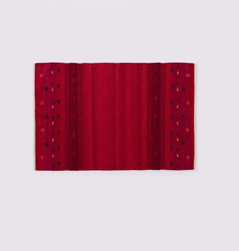 Atlas Rug, Red 4x6 100% Wool