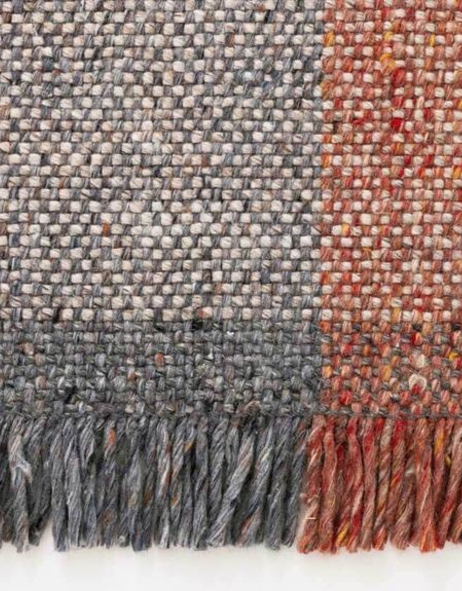 EQ3 Tartan Rug Wool Blue/Red