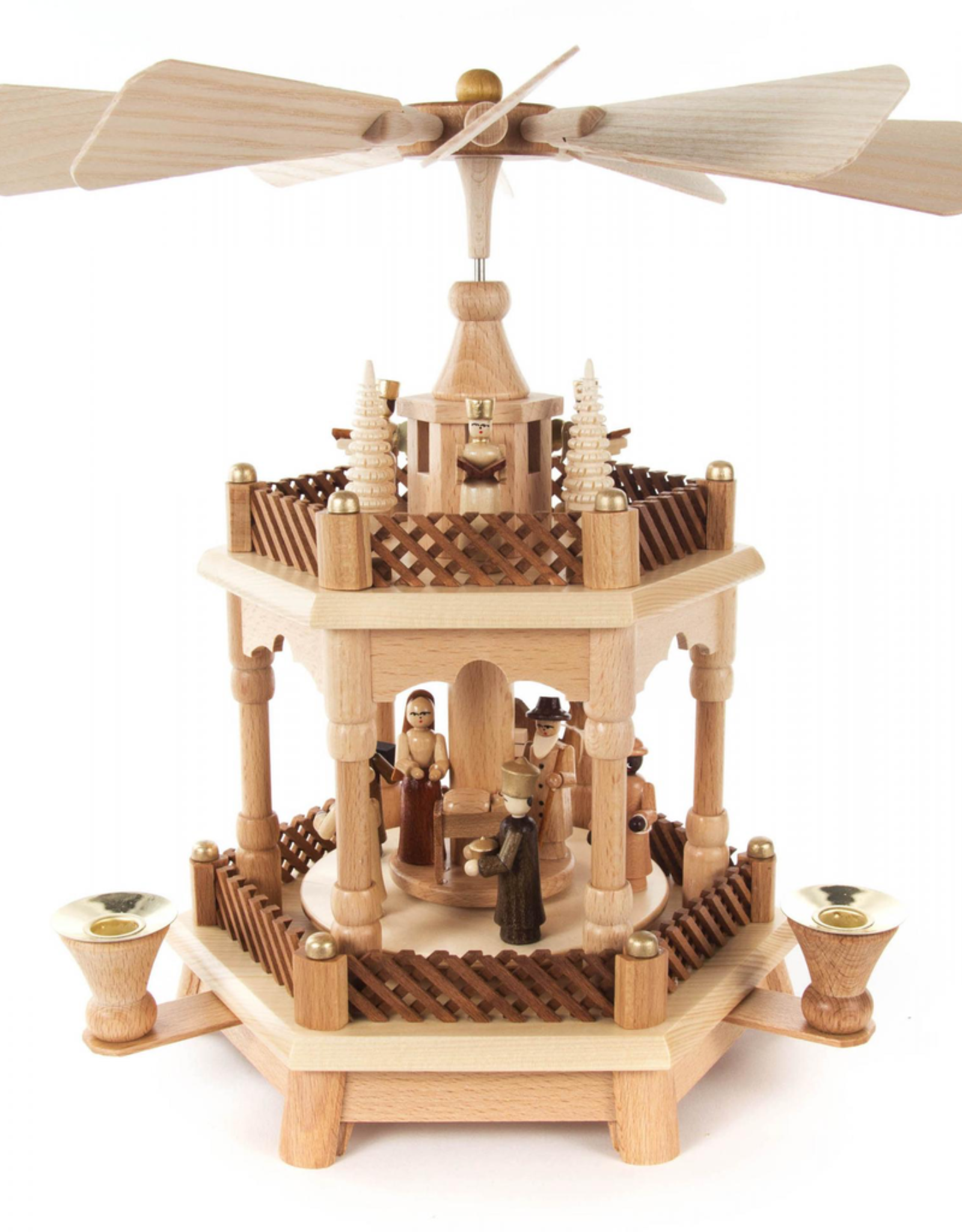 Nativity Pyramid, 2 Tier, 32 cm