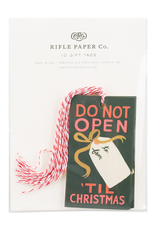 Rifle Paper Do Not Open Gift Tag Set