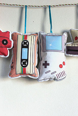 Retro Technology Ornament Set Fabric