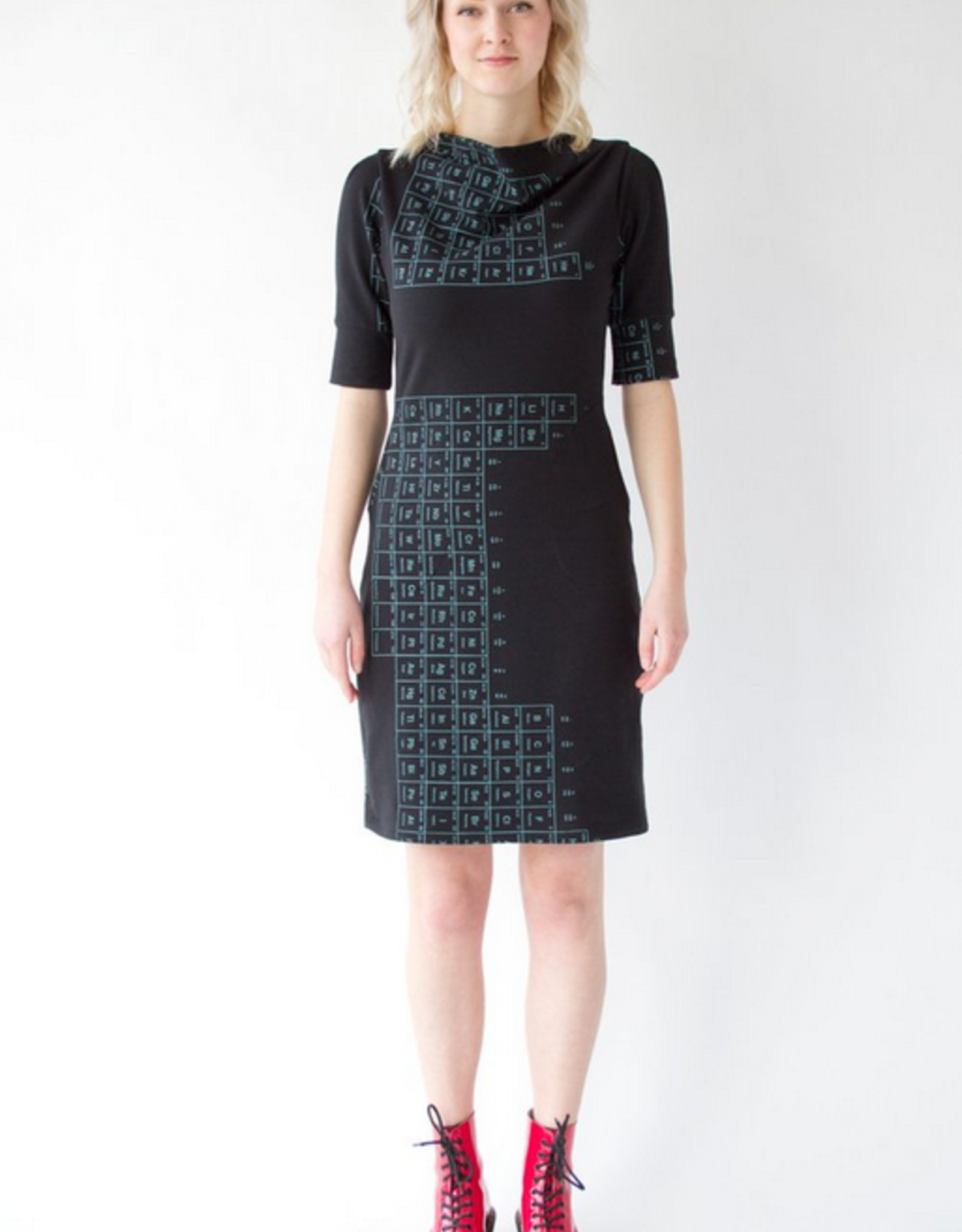 Smoking Lily Point Grey Dress - Periodic Table