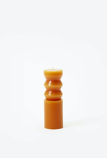 Sculpted Candle Terracotta, Medium