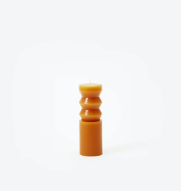 Sculpted Candle Terracotta, Medium