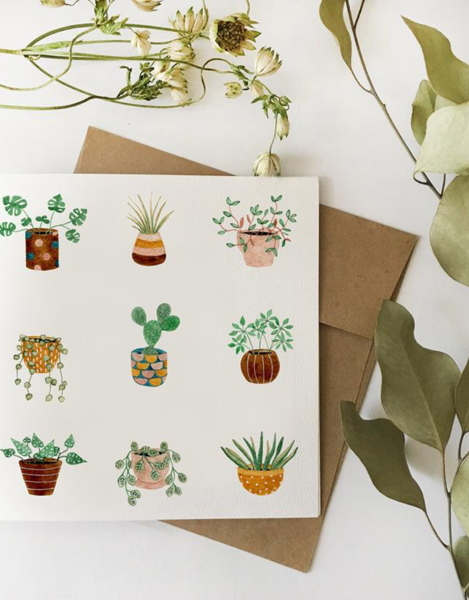 Potted Plant Card