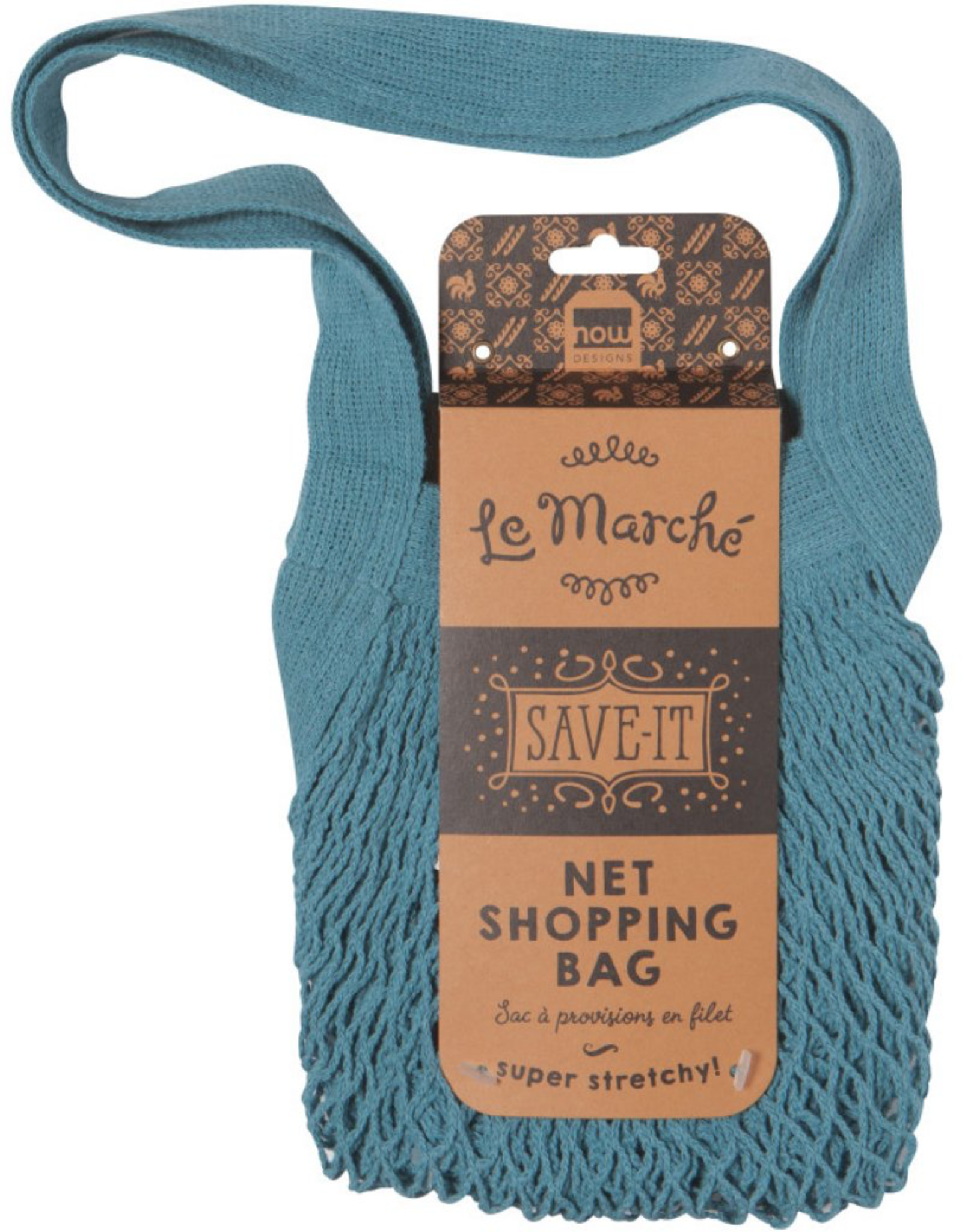 Le Marche Shopping Bag-Blue