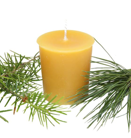 Beeswax Essential Oil Votive - Kootenay Forest