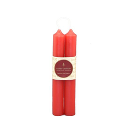 Beeswax 6” Tube Pair-Red