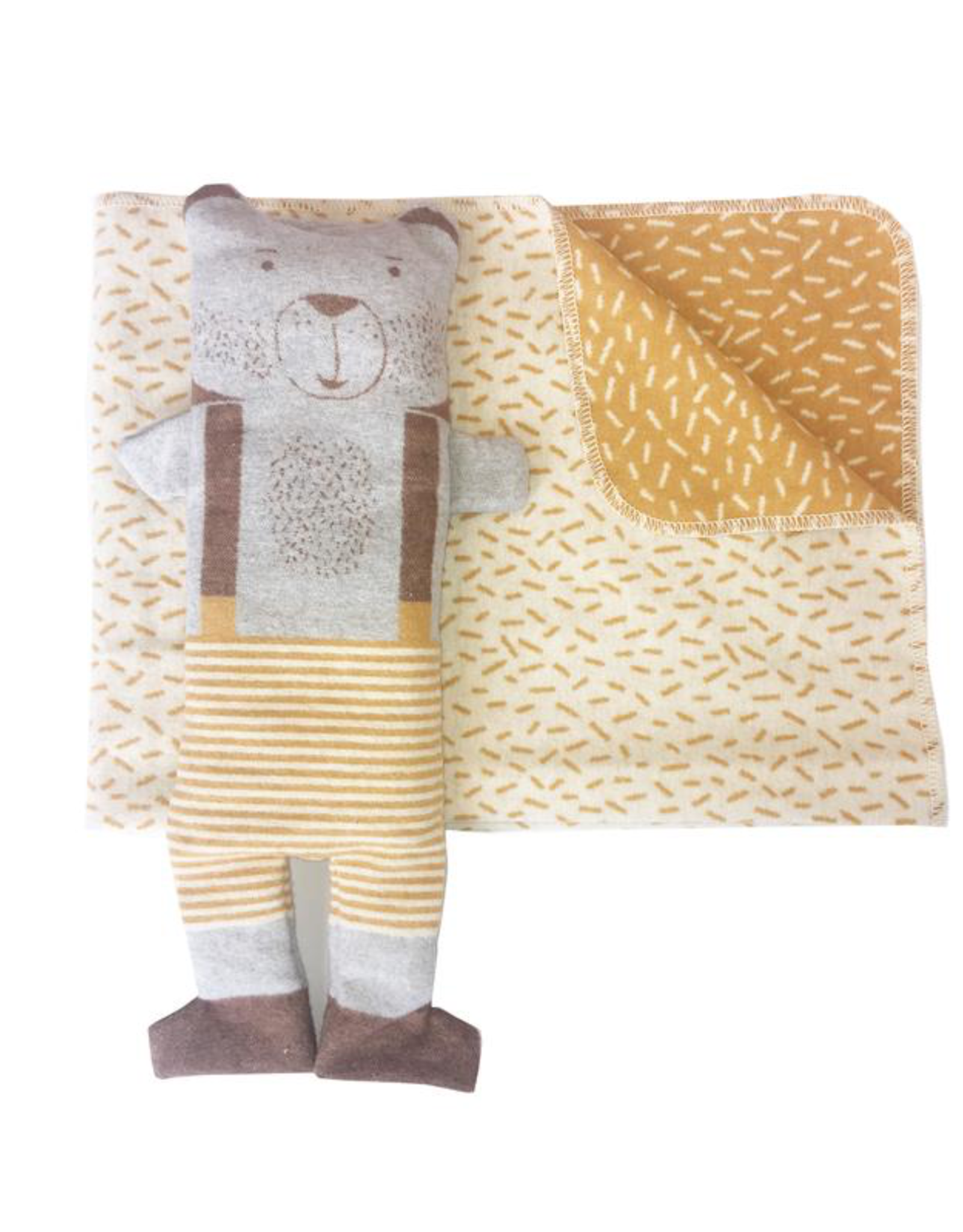 Snuggly Buddy Blanket & Puppet Set - Bear