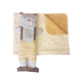Snuggly Buddy Blanket & Puppet Set - Bear