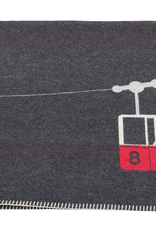 Alpine Cable Car Flannel Blanket