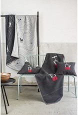Alpine Cable Car Flannel Blanket