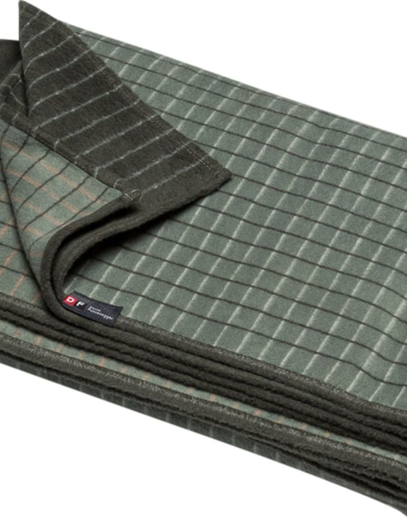 Cotton Flannel Checkered Throw - Green