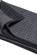 Cotton Flannel Checkered Throw - Grey